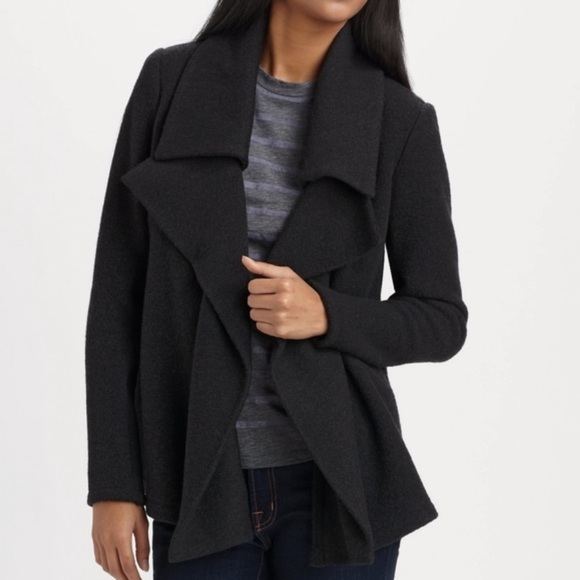 THEORY Riva Classical Cashmere Wool Grey Cardigan good condition - Picture 1 of 7